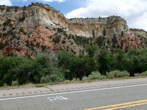 GDMBR: Colorful canyon walls.